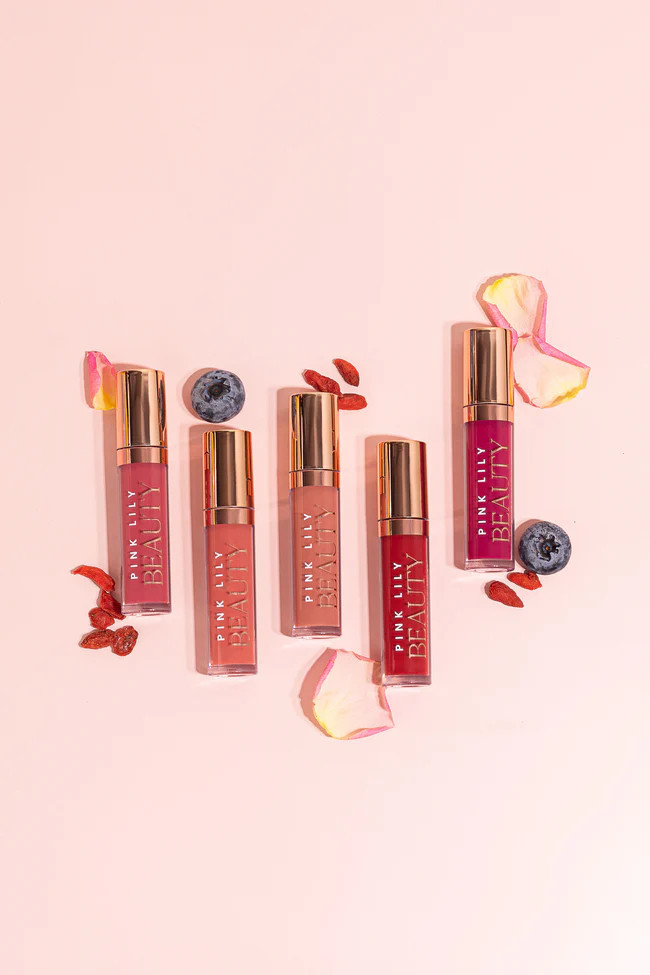 Pink Lily Beauty Blooming Gloss Tinted Lip Oil - Polished Plum | Pink Lily