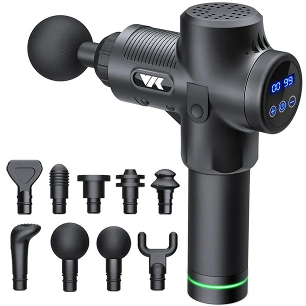 Muscle Massage Gun, VIK Deep Tissue Percussion Massager for Athletes, Professional Quiet Portable... | Walmart (US)