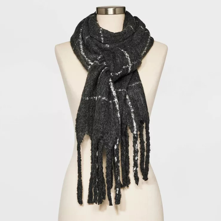 Women's Plaid Blanket Scarf - A New Day™ | Target