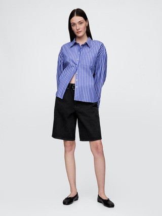 11"" Mid Rise Longline Denim Shorts | Gap (US)