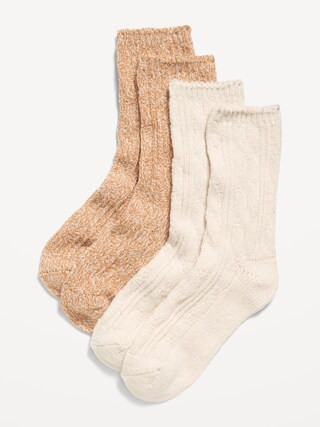 Soft-Knit Camp Crew Socks 2-Pack for Girls | Old Navy (US)