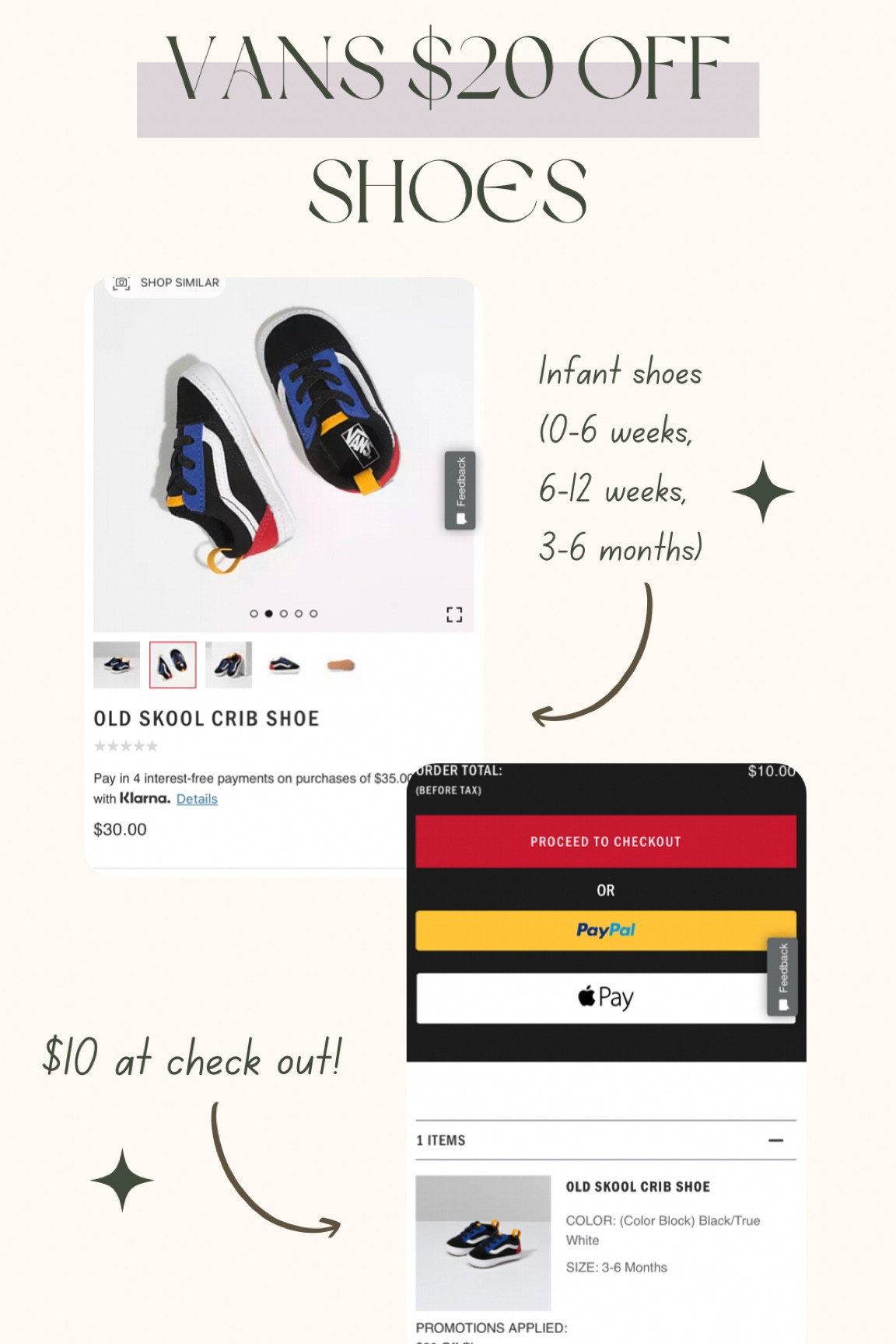 Vans $20 off shoes in store and online sale!

#vans #vansinfant #babyshoes #shoesale #salealert

#LTKsalealert #LTKkids #LTKunder50