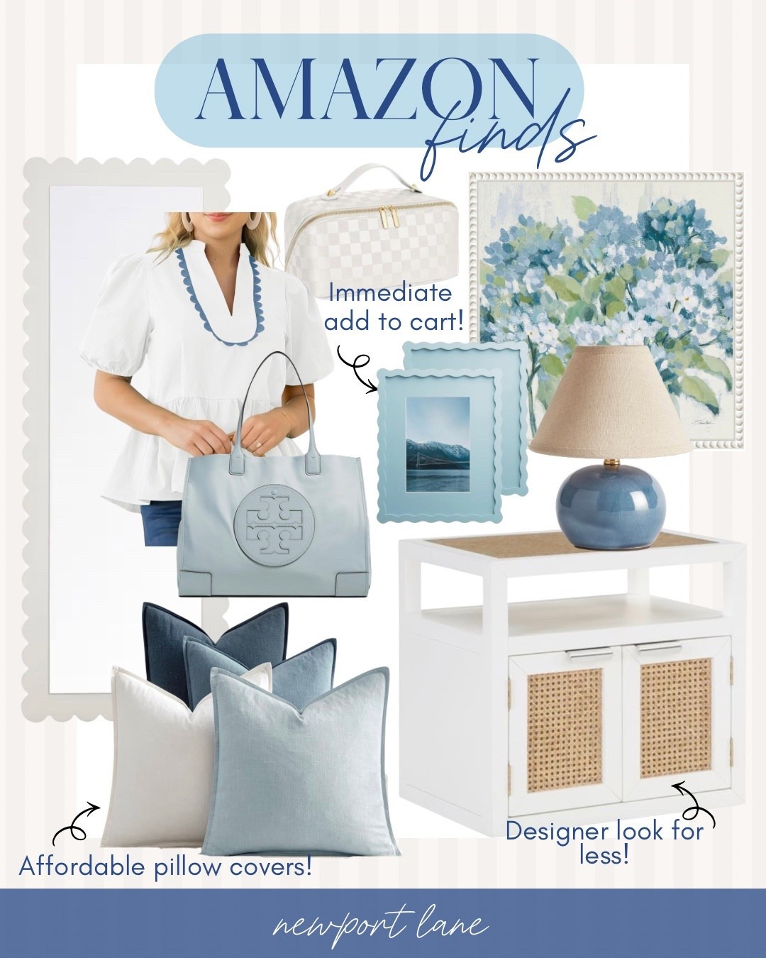 Save on style with these Amazon home decor and fashion finds! The scalloped frames are such an incredible buy, they come in multiple sizes and colors and are perfect for shelf styling! 💙✨



#LTKHome #LTKSaleAlert #LTKMidsize