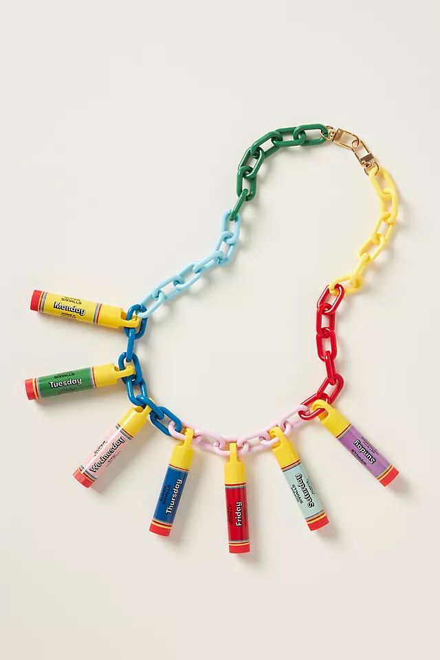 Super Smalls Days of the Week Lip Balm Necklace | Anthropologie (US)