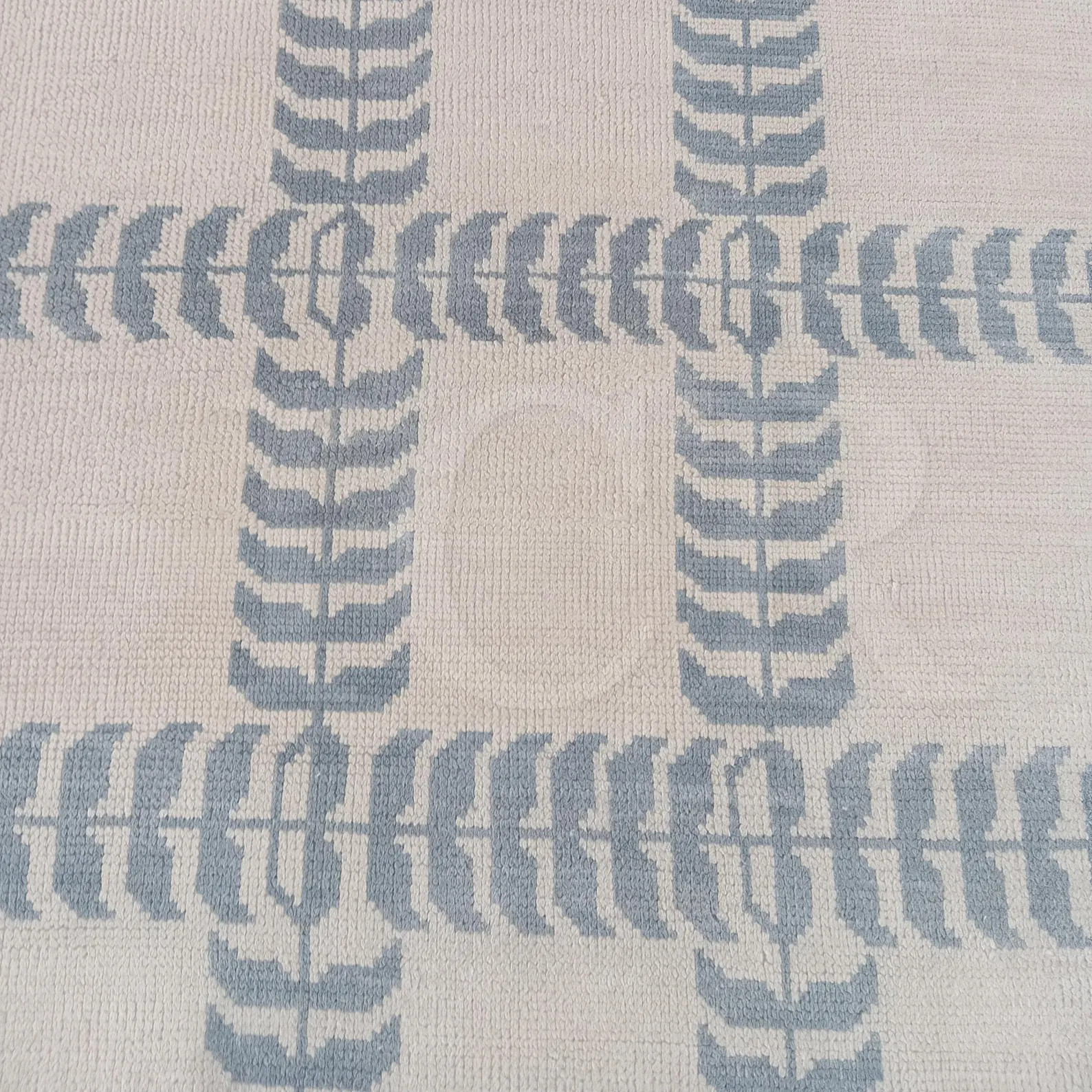 Modern Oushak Rugs: Light Blue & Soft White, Modern Area Rug | Etsy (Global)
