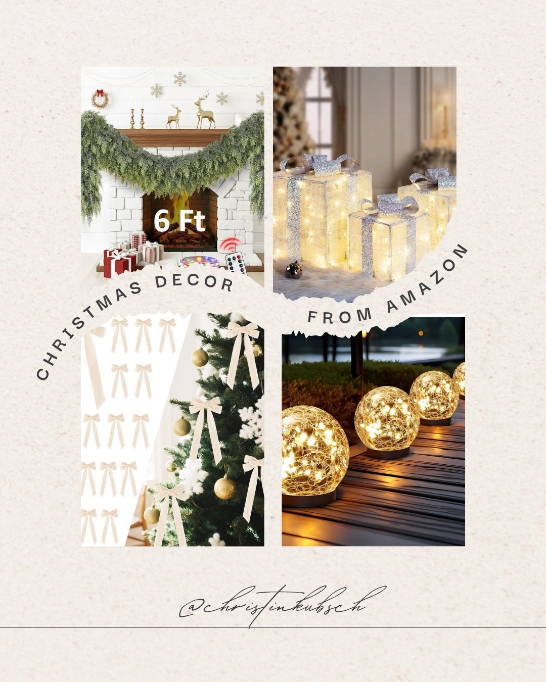 Every year I want to be extra festive, but it’s a lot of work. So here are a few easy peasy things I found from Amazon for Christmas decor!

#LTKHoliday #LTKHome #LTKSeasonal