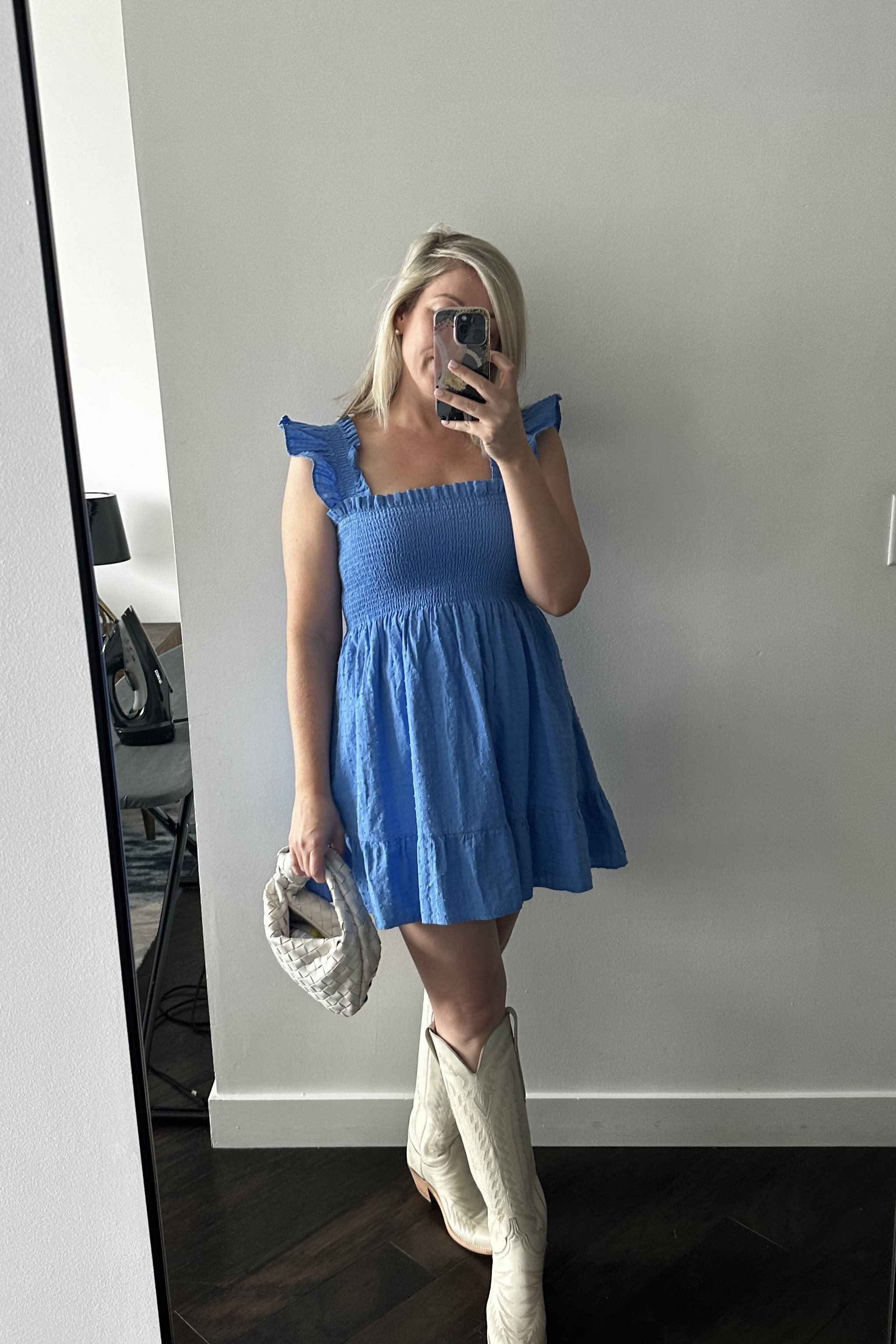 Fall in Florida - it's still very warm! Living in nap dresses and boots. The Hill House Home Annual Sale is Happening Now!  

 #LTKSeasonal #LTKOver40 #LTKStyleTip