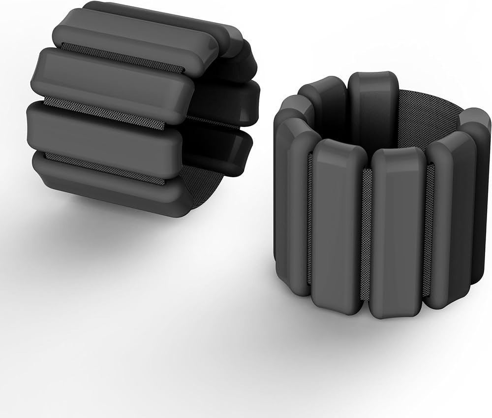 Wearable Wrist & Ankle Weights - (1lb/pair & 2lb/pair), Silicone Bracelet Wrist Bangles for Men W... | Amazon (US)