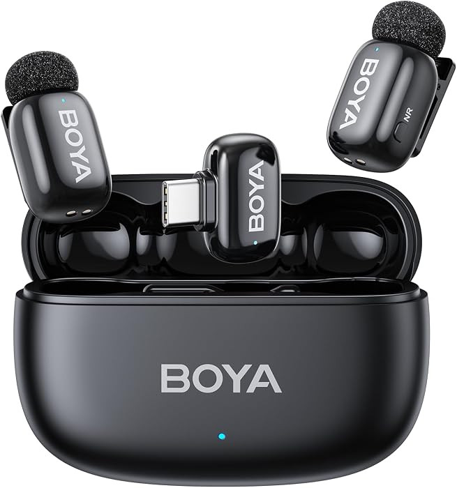 BOYA mini 2 Wireless Lavalier Microphone for iPhone 15/16/17 & Android | Amazon (US)
