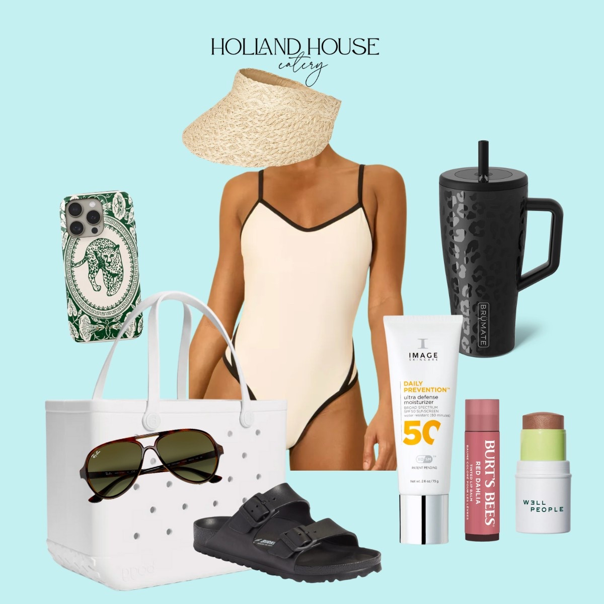 My staple summer items are a must. Simple yet perfectly stated. 

#LTKItBag #LTKSwim #LTKSeasonal