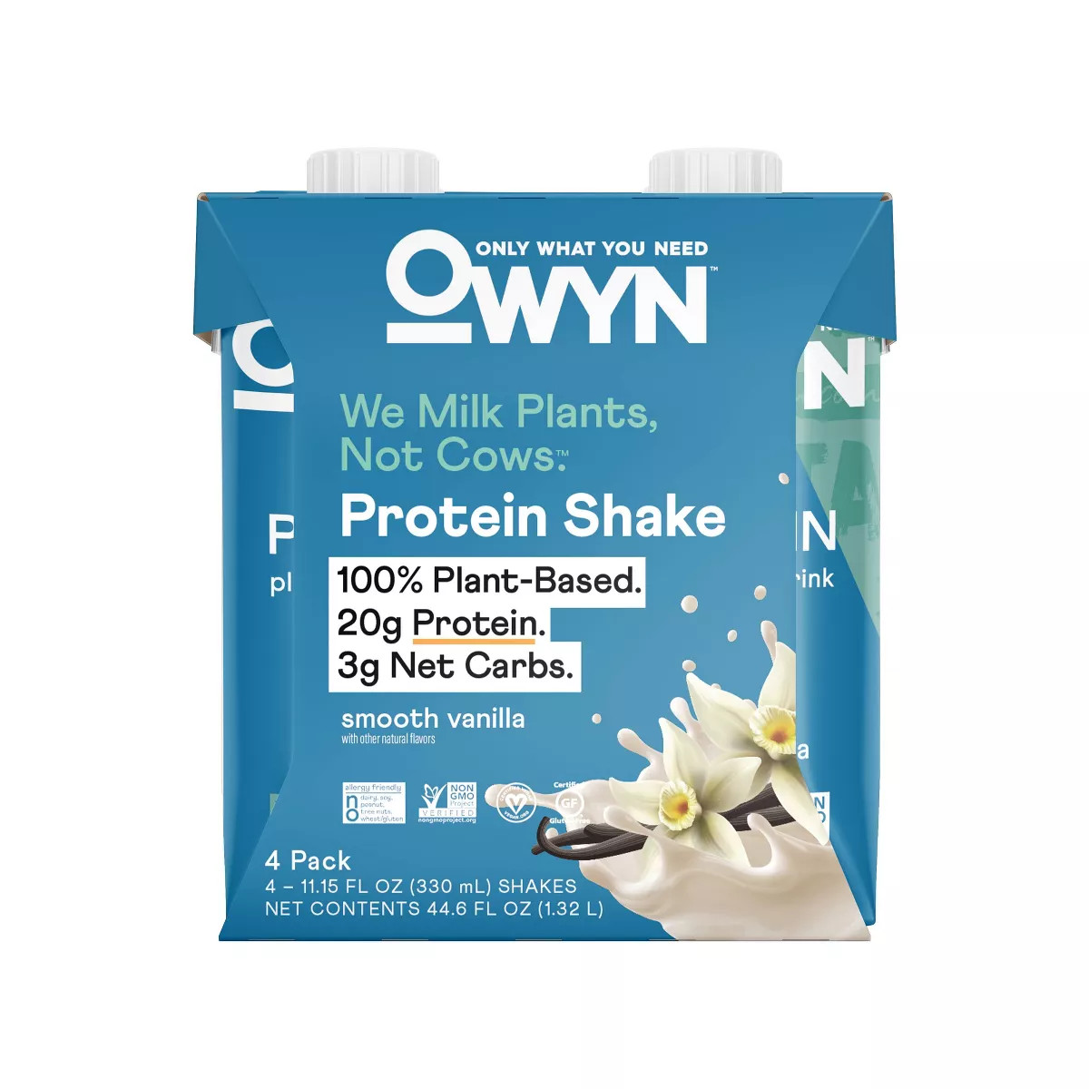 OWYN Protein Shake - Smooth Vanilla - 4pk/44.6 fl oz | Target