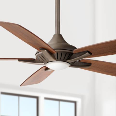 52" Minka Aire DYNO Oil-Rubbed Bronze Ceiling Fan with Remote - #4T454 | Lamps Plus | Lamps Plus