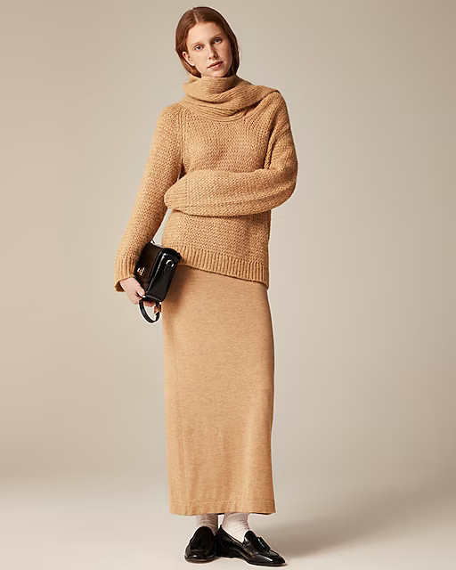 Pullover sweater with scarf | J. Crew US