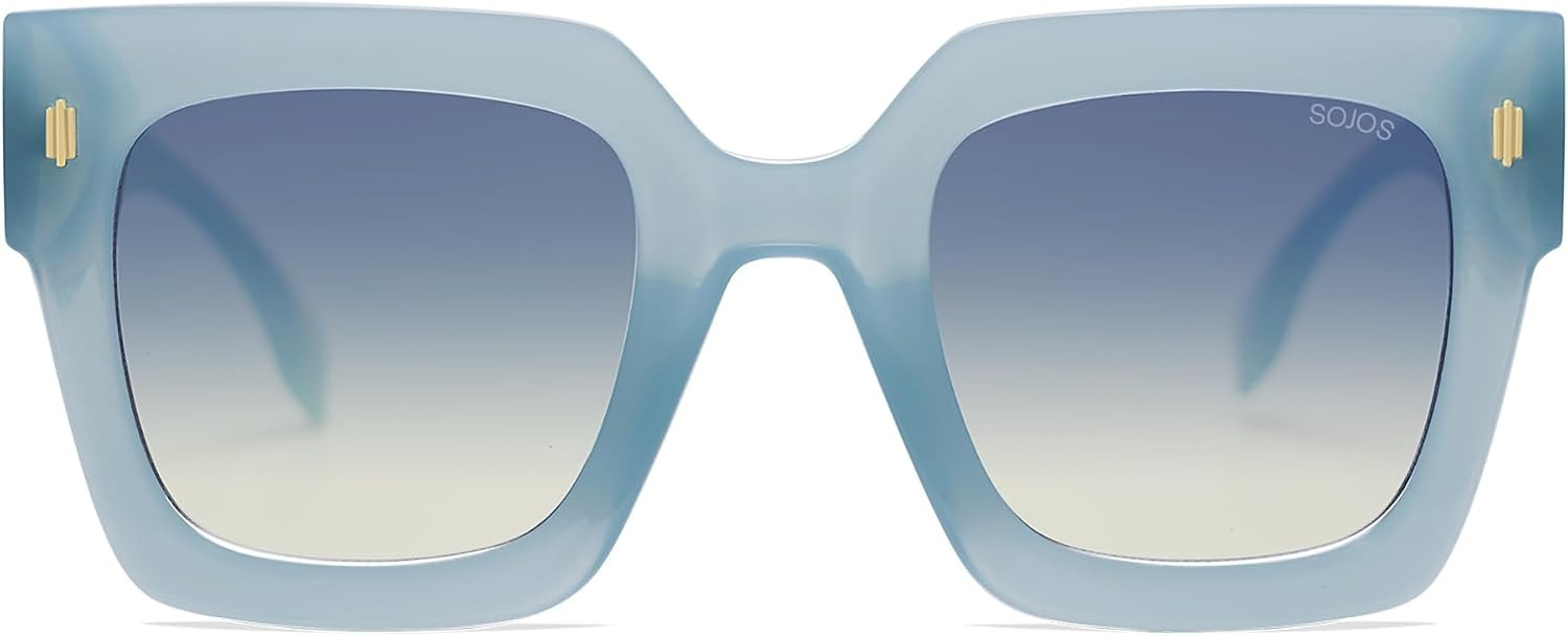SOJOS Oversized Sunglasses for Women Thick Big Square UV400 Shades SJ2194 | Amazon (US)