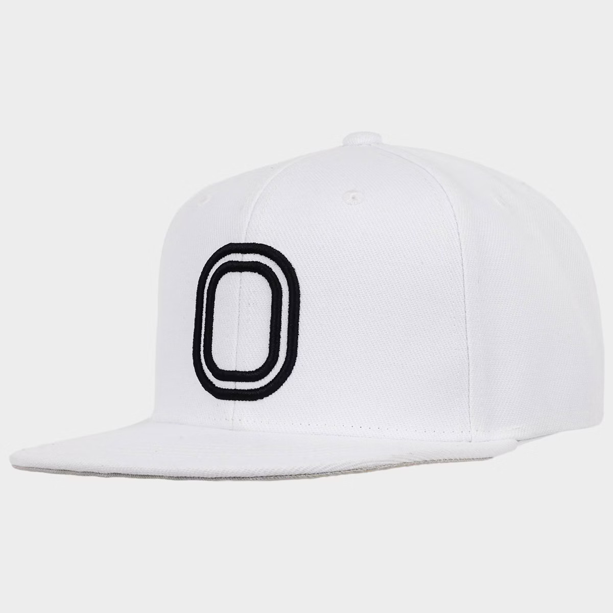 Overtime Adult Flat Brim Snapback Logo Contrast Undervisor Baseball Hat - White | Target