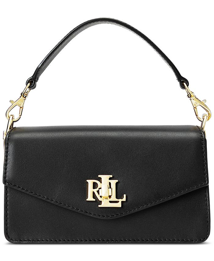 Lauren Ralph Lauren Small Leather Taylor Convertible Crossbody Bag & Reviews - Handbags & Accesso... | Macys (US)