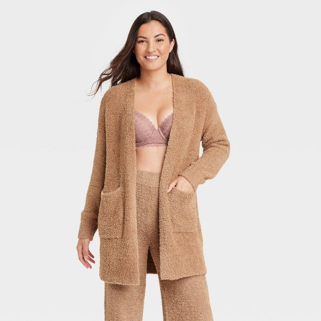 Women's Cozy Feather Yarn Cardigan - Stars Above™ | Target