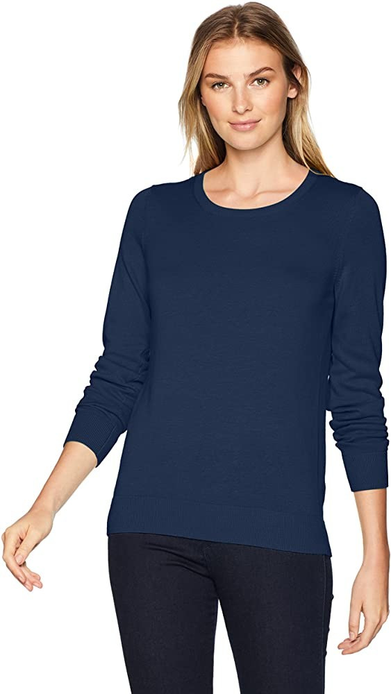 Amazon Essentials Women's Lightweight Crewneck Sweater | Amazon (US)