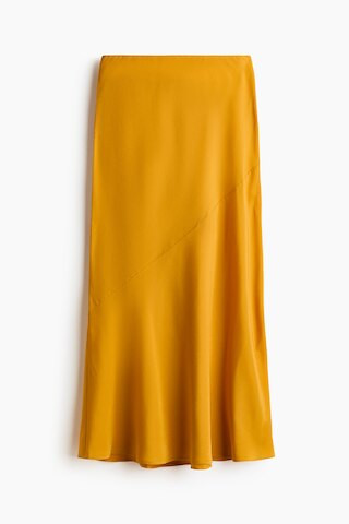 H & M - Satin Slip Skirt - Orange | H&M (US + CA)