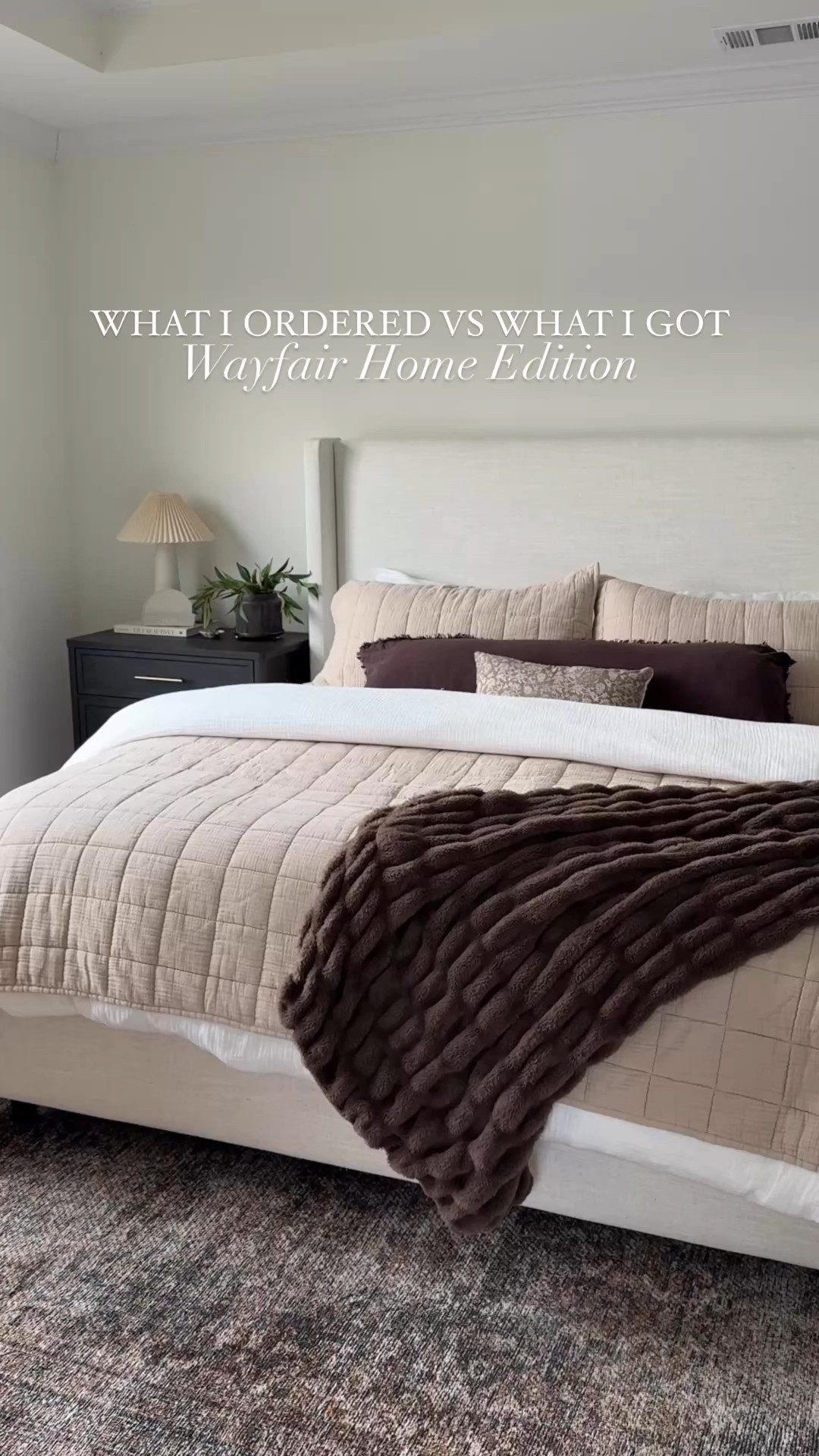 Wayfair home finds. 
Tilly bed frame is in the color Linen Talc. 
@wayfair #wayfair #wayfairpartner 

#LTKHome #LTKStyleTip #LTKFindsUnder50