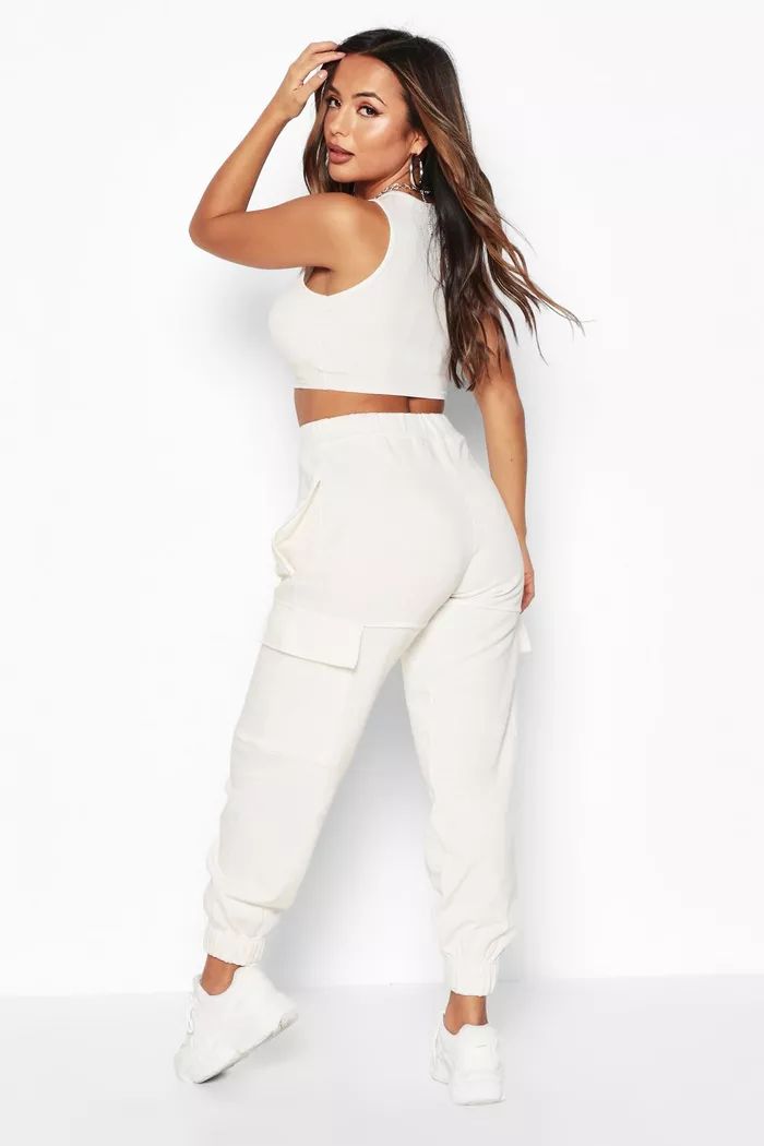 Petite Cargo Pocket Joggers | Boohoo.com (UK & IE)