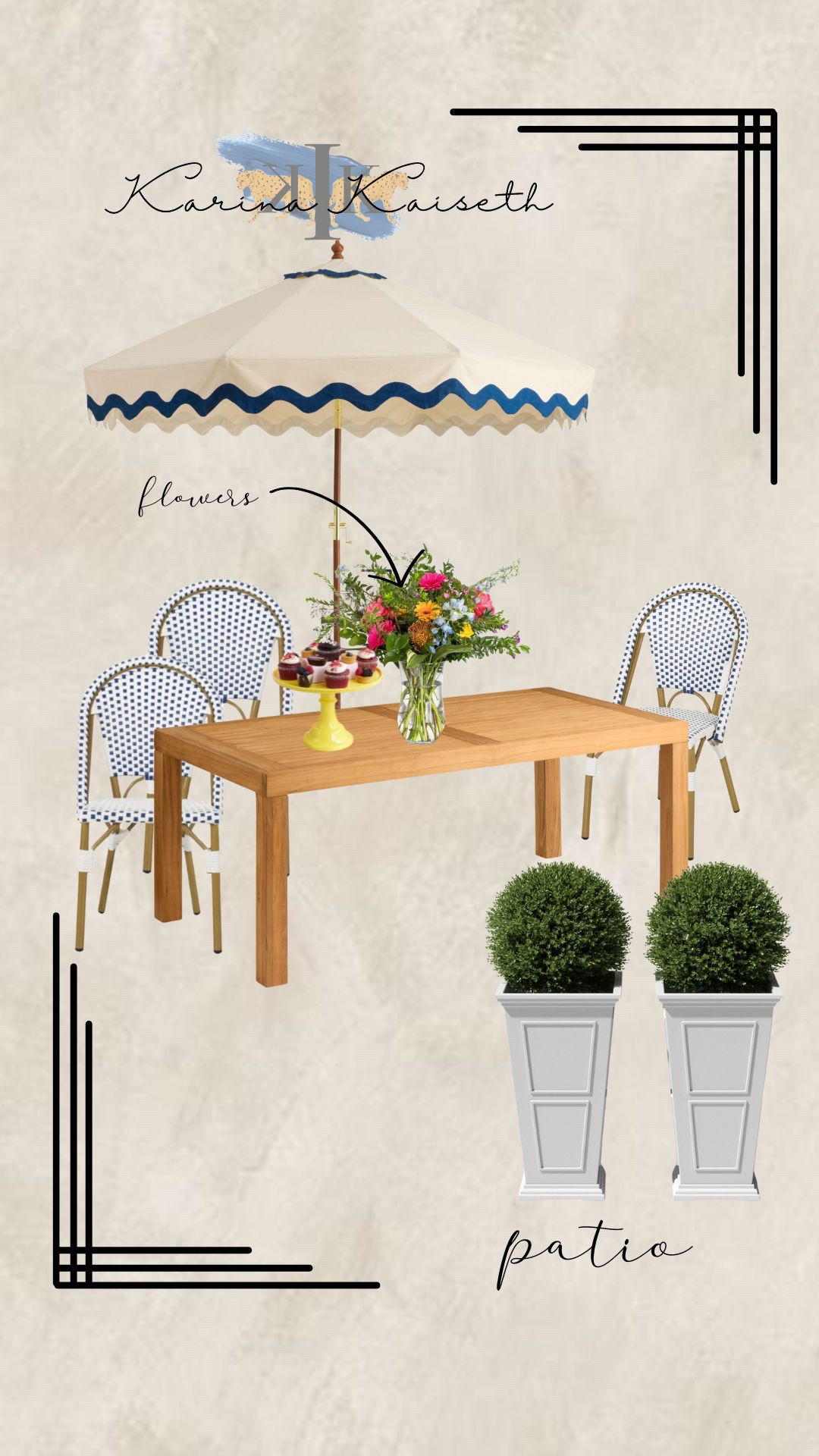 Patio styling! Loving a patio with a little bistro flare! 

#LTKSeasonal #LTKHome #LTKParties