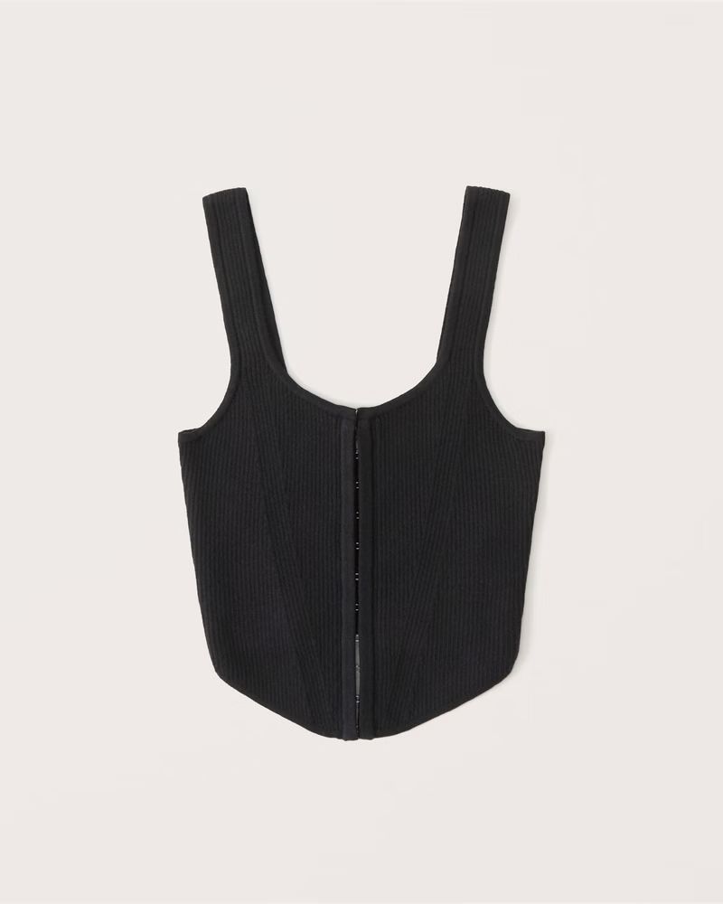 Women's Hook-and-Eye Corset Tank | Women's New Arrivals | Abercrombie.com | Abercrombie & Fitch (US)