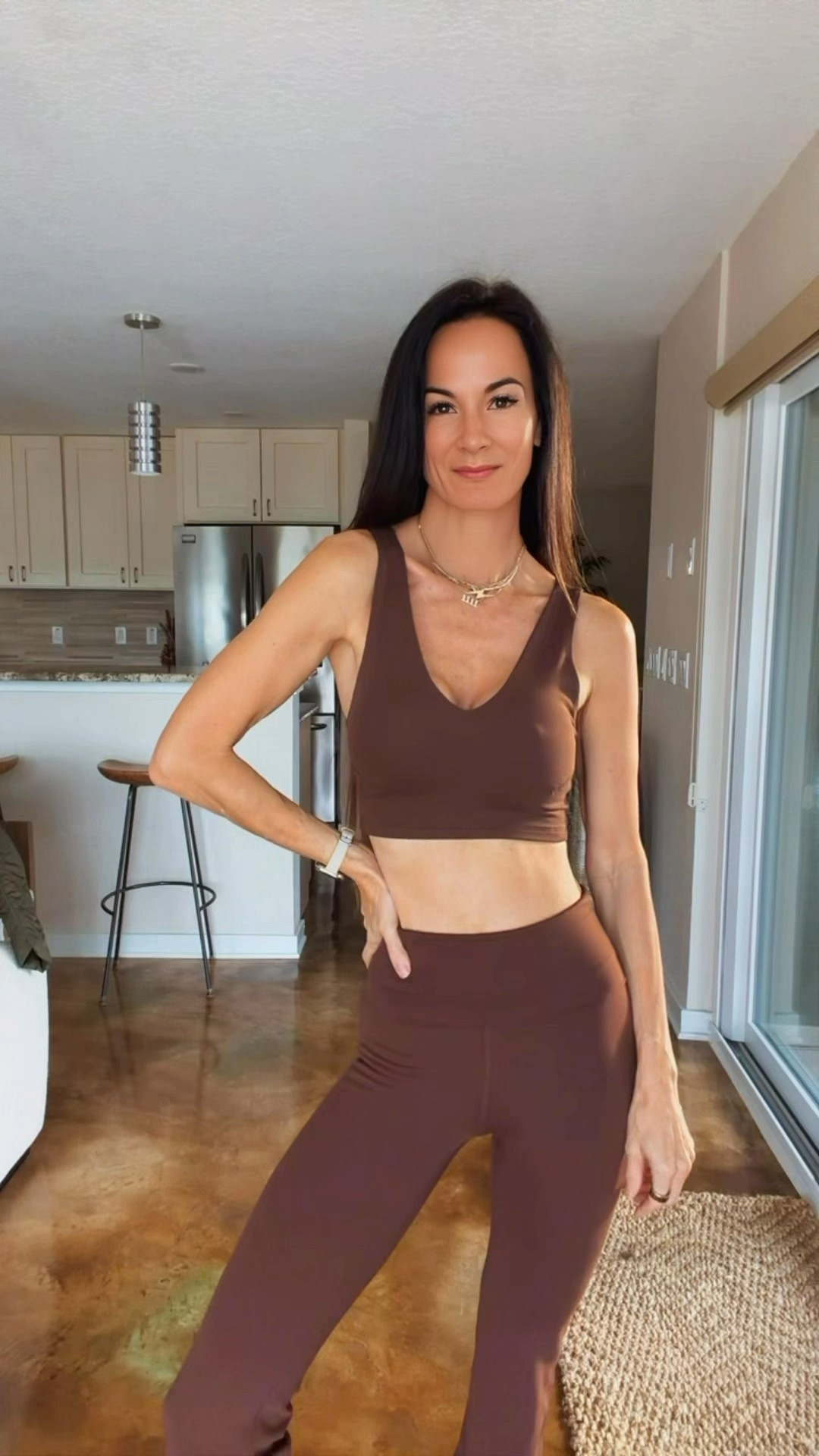 From Pilates to brunch ☕️
Activewear that actually does it all.

Soft. Sculpting. Easy enough for a workout, polished enough for errands, coffee dates, and whatever the day throws at you.

This is my kind of uniform—effortless, comfortable, and styled without trying too hard.  And these fold over flared pants = perfection 🤌🏼🤎✨

Wearing XS

#NicoleColeeStyle
#PilatesToBrunch
#StyledActivewear
#EverydayUniform
#EffortlessStyle 



#LTKfitnessgoals #LTKdayinmylife #LTKgrwm