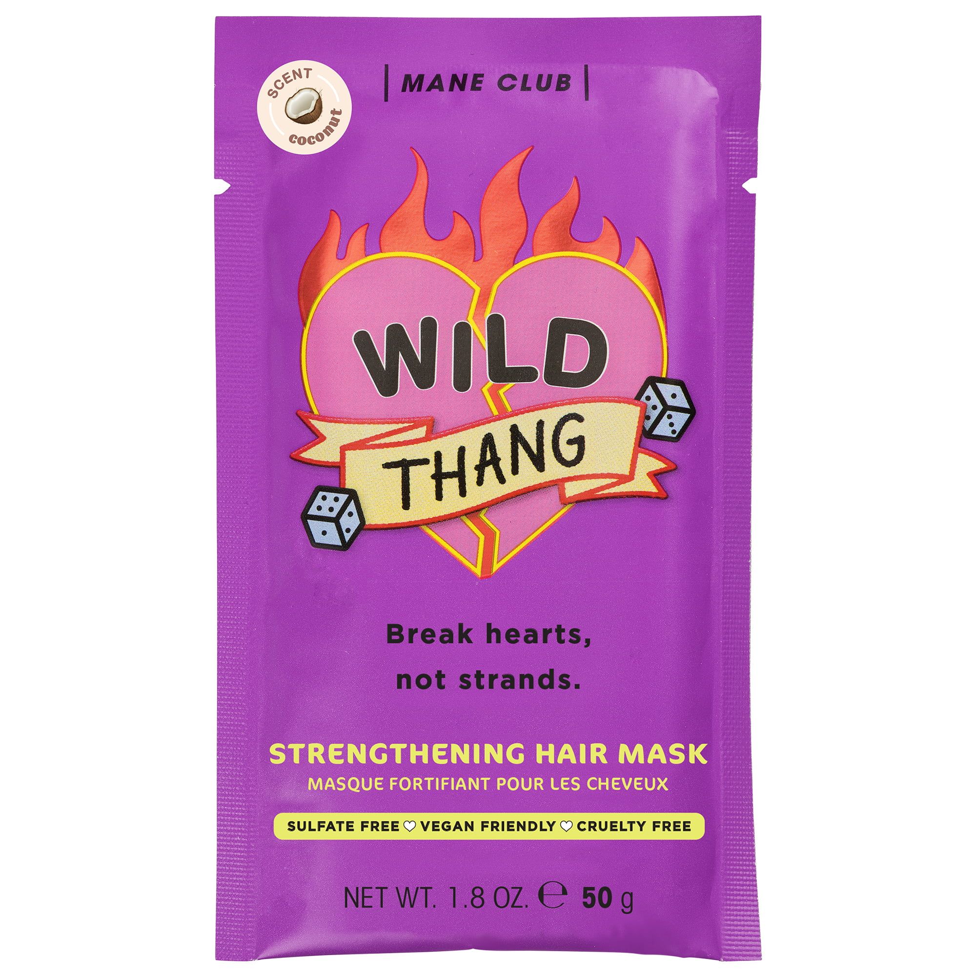 MANE CLUB Wild Thang Sulfate Free Strengthening Hair Mask, 1.8 oz | Walmart (US)