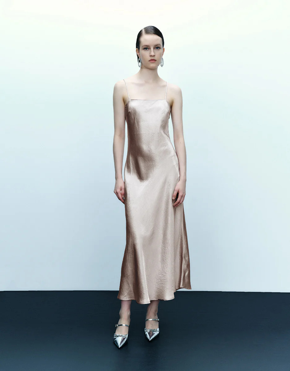 Skinny Straight Cami Dress | Urban Revivo