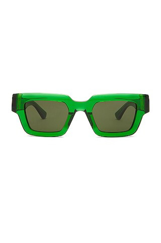 Bottega Veneta BV1230S Sunglass in Green | FWRD | FWRD 