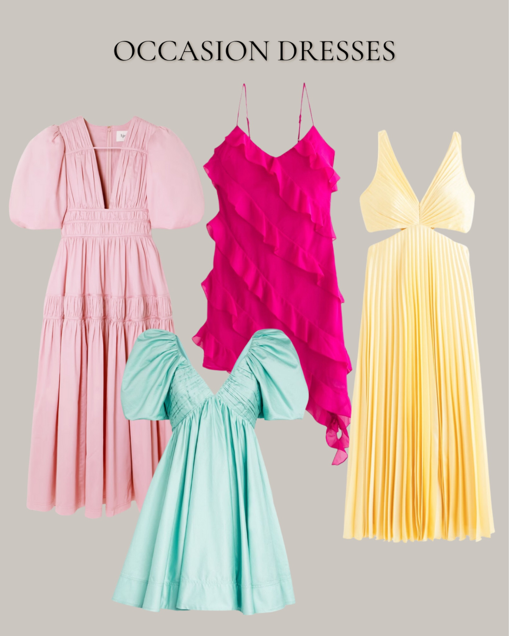 Colourful dresses for spring and summer weddings & occasions 

Maxi dress, midi dress, mini dress, wedding guest, occasion dress, occasionwear, spring wedding, spring events 

#maxidress #occasionwear #abercrombie #aje



#LTKSeasonal #LTKwedding #LTKeurope