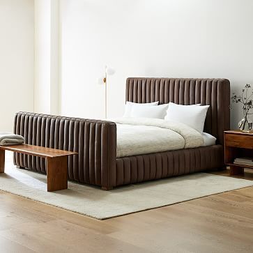 Draven Leather Loft Bed | West Elm (US)