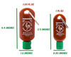 Click for more info about Sriracha Keychain Combo Pack (1.69 Ounce and 1 Ounce, Sauce Not Included)