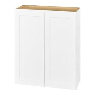 Hampton Bay Avondale 30 in. W x 12 in. D x 36 in. H Ready to Assemble Plywood Shaker Wall Kitchen... | The Home Depot