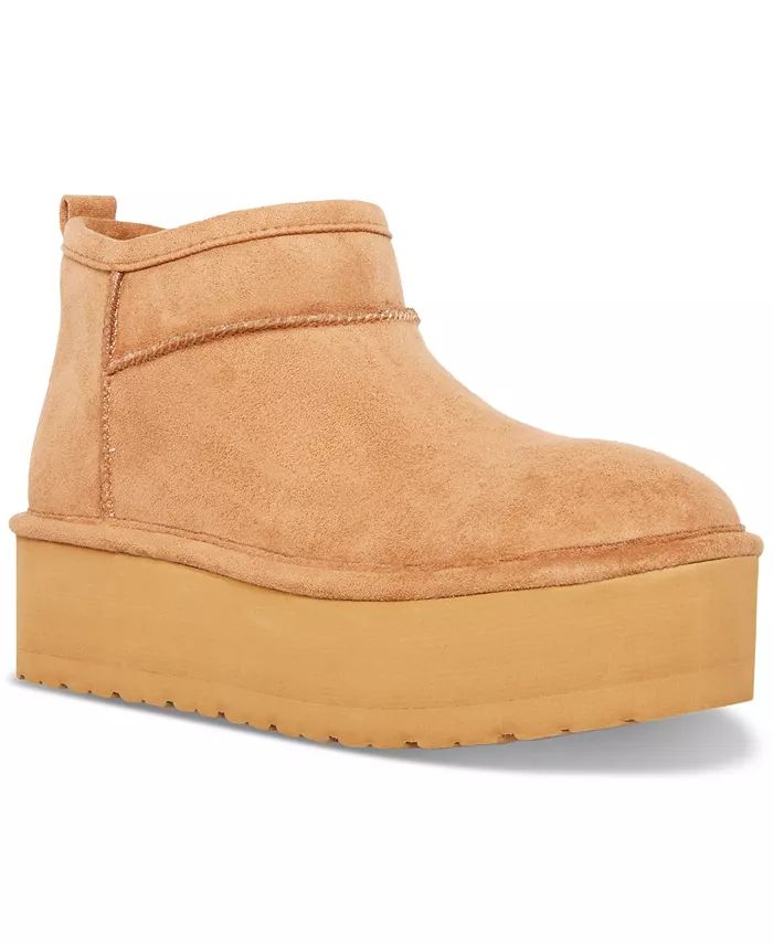 Madden Girl Embracce Cozy Mini Platform Booties - Macy's | Macy's