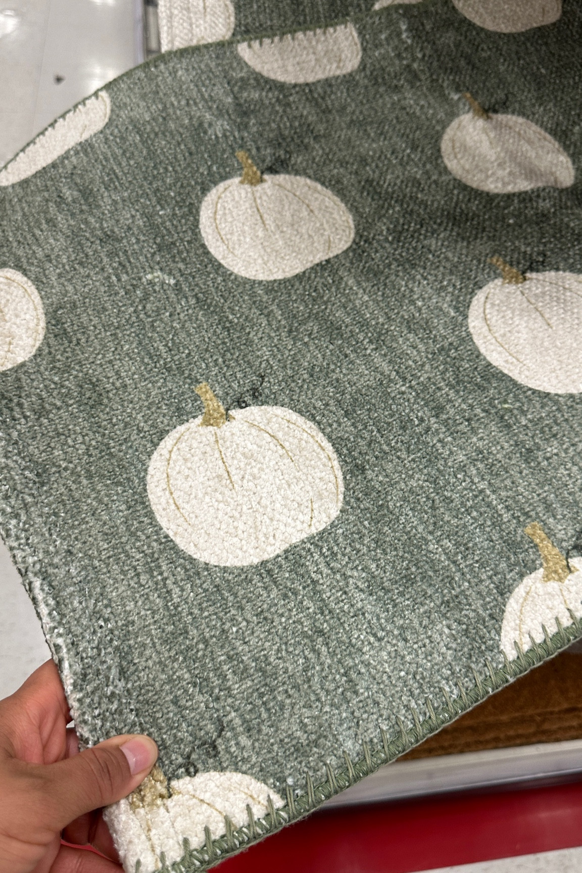 The perfect fall rug / doormat for my neutral girlies that love that sage green aesthetic 🍃🤍🍂 

#LTKFamily #LTKSeasonal #LTKHome