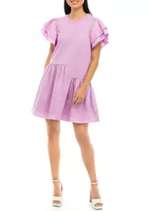 Women's Layered Ruffle Mini Dress | Belk