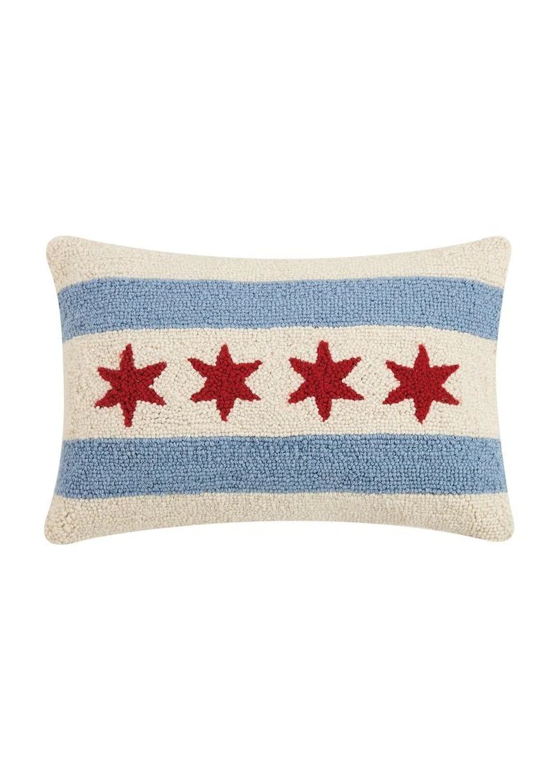 Chicago Flag Hook Pillow | Alice & Wonder