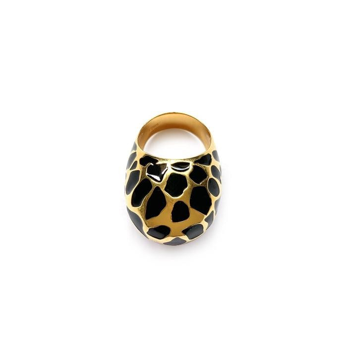 Leopard Dome Ring | Erin Fader Jewelry Design