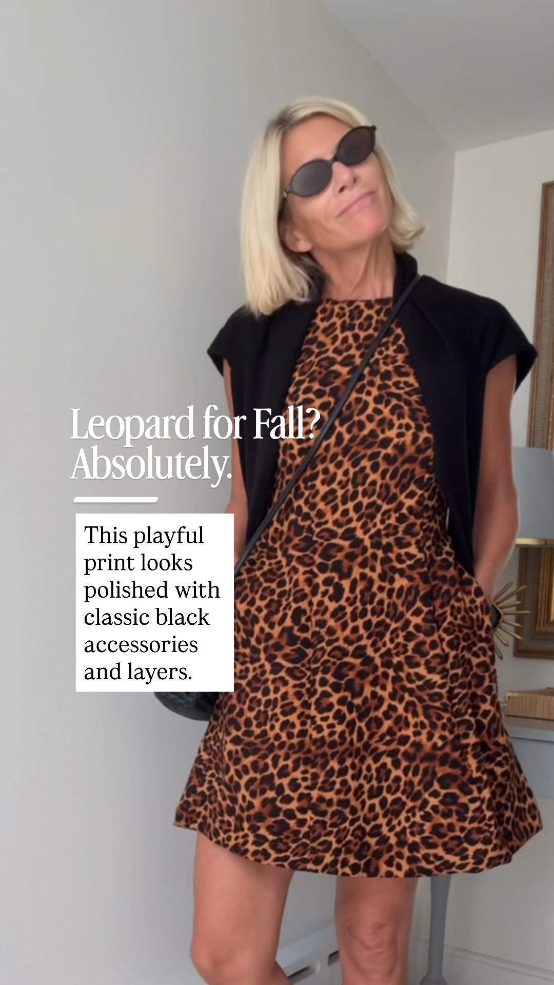 This leopard dress is such an easy way to make a statement this fall. Add a simple black layer, crossbody, and sunglasses for dinner, date night, or a girls’ night out.

👩‍💻 LTK PRO TIPS
❤️ Heart = Support my posts ;-)
🔖 Save = Get sale & restock alerts for the things you love!
📋 Lists = Keep favorites organized (List ideas: Christmas, Birthdays, and Vacations!)
📲 Share = Send lists and products to a friend (or your daughters like me).
💬 Comment = Ask me anything, and I’ll answer. ;-)

#LTKootd #LTKSeasonal #LTKOver40