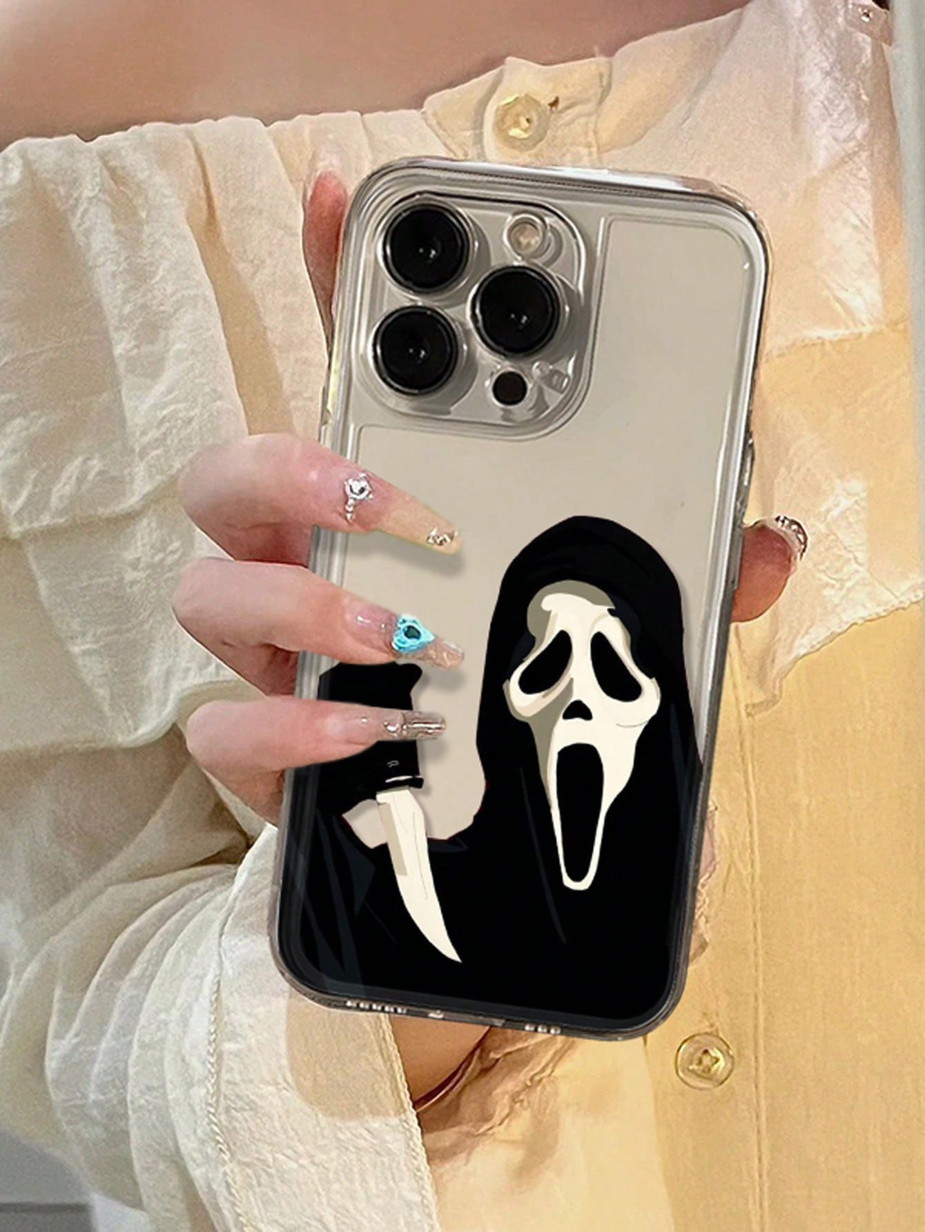 1pc Picture Frame Design Transparent TPU Soft Phone Case Compatible With IPhone 15promax/14plus/1... | SHEIN