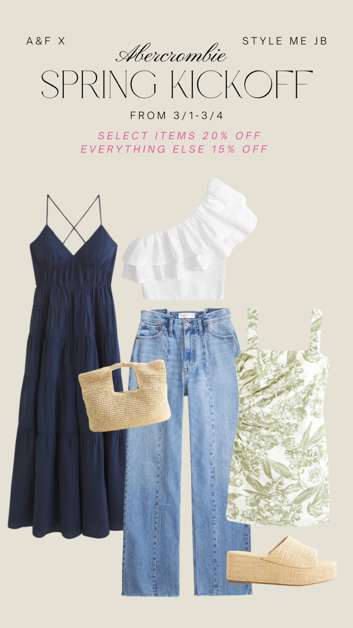 ABERCROMBIE SPRING KICKOFF PROMO FROM 3/1-3/4 🌸🌿

#LTKsalealert