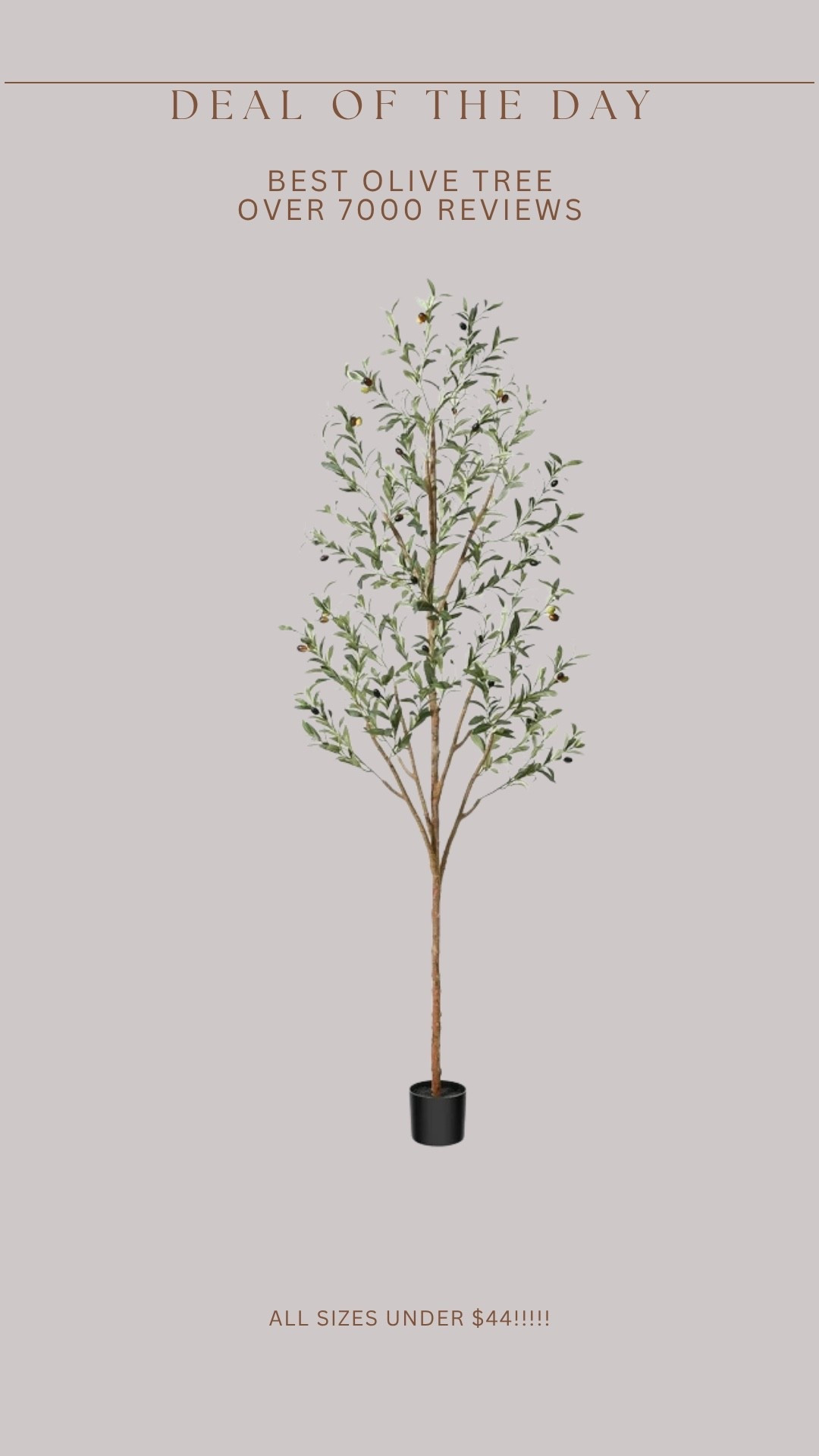 The best reviewed @walmart faux tree is on sale!!!! All sizes under $45!!! Over 7000 reviews. #walmart #walmartpartner 

#LTKHome #LTKSaleAlert