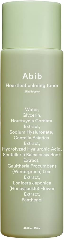 Abib Heartleaf Calming Toner Skin Booster 7.1 fl oz / 210ml I Toner for Senstive Skin, Irritated ... | Amazon (US)