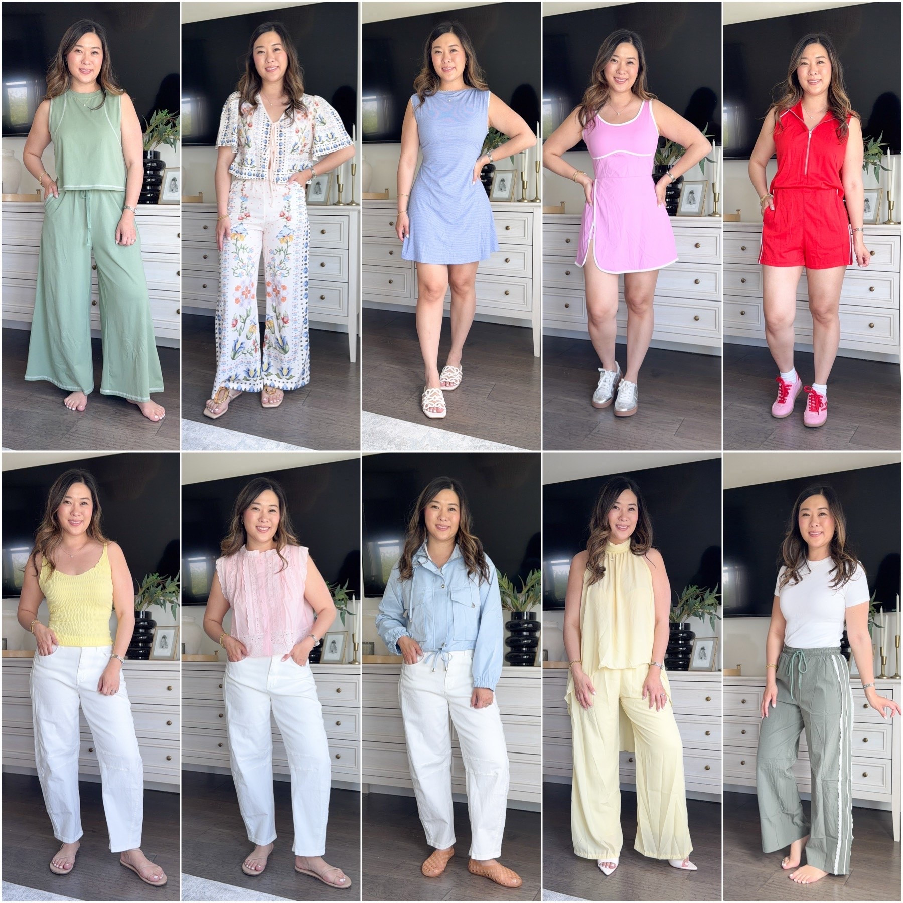 Amazon chic casual and comfy outfits // summer outfits // athletic wear // matching set // date night 

Wearing a medium in all except pink top which is a small

#LTKootd #LTKSeasonal #LTKPetite