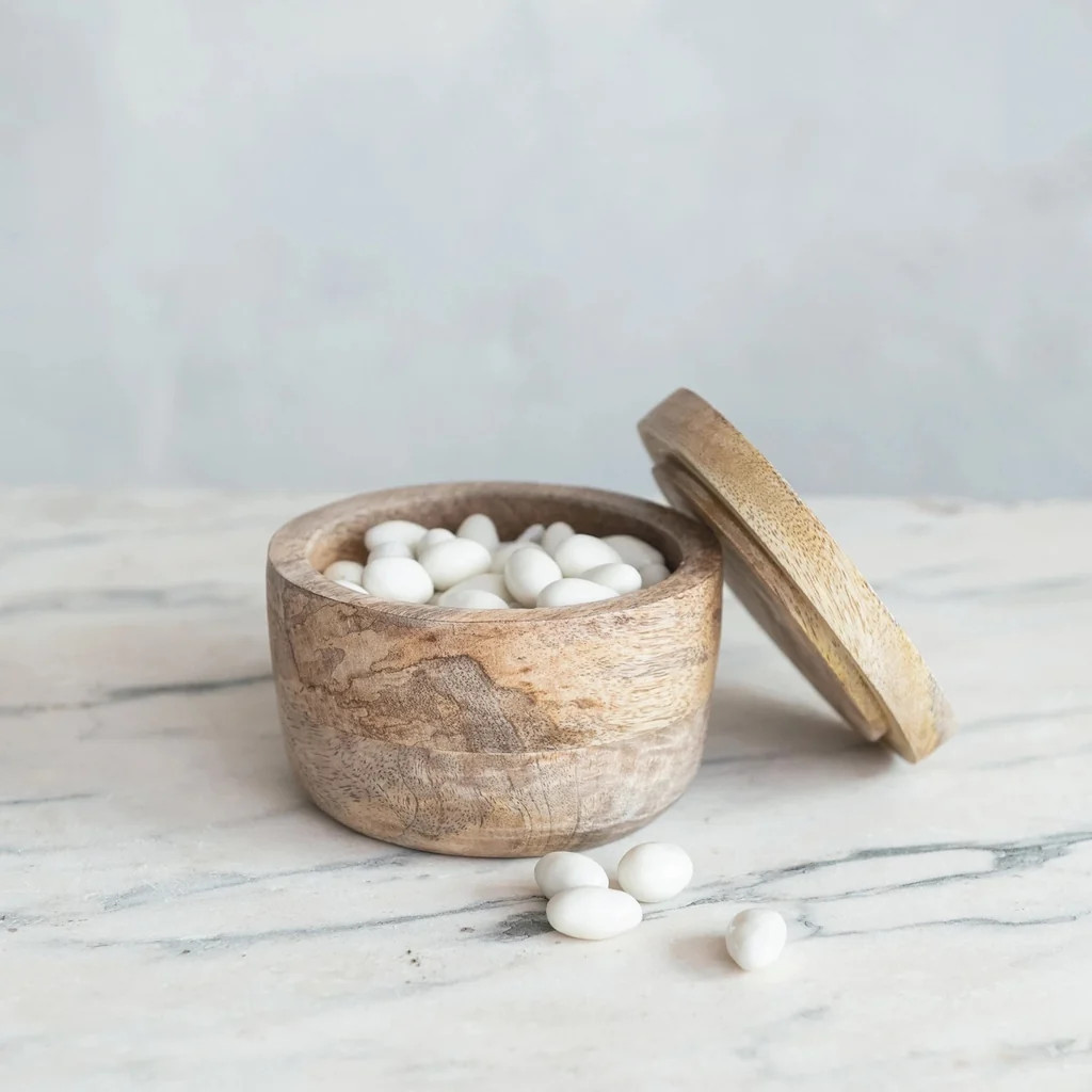 Wood Salt Cellar | Pepper + Vetiver