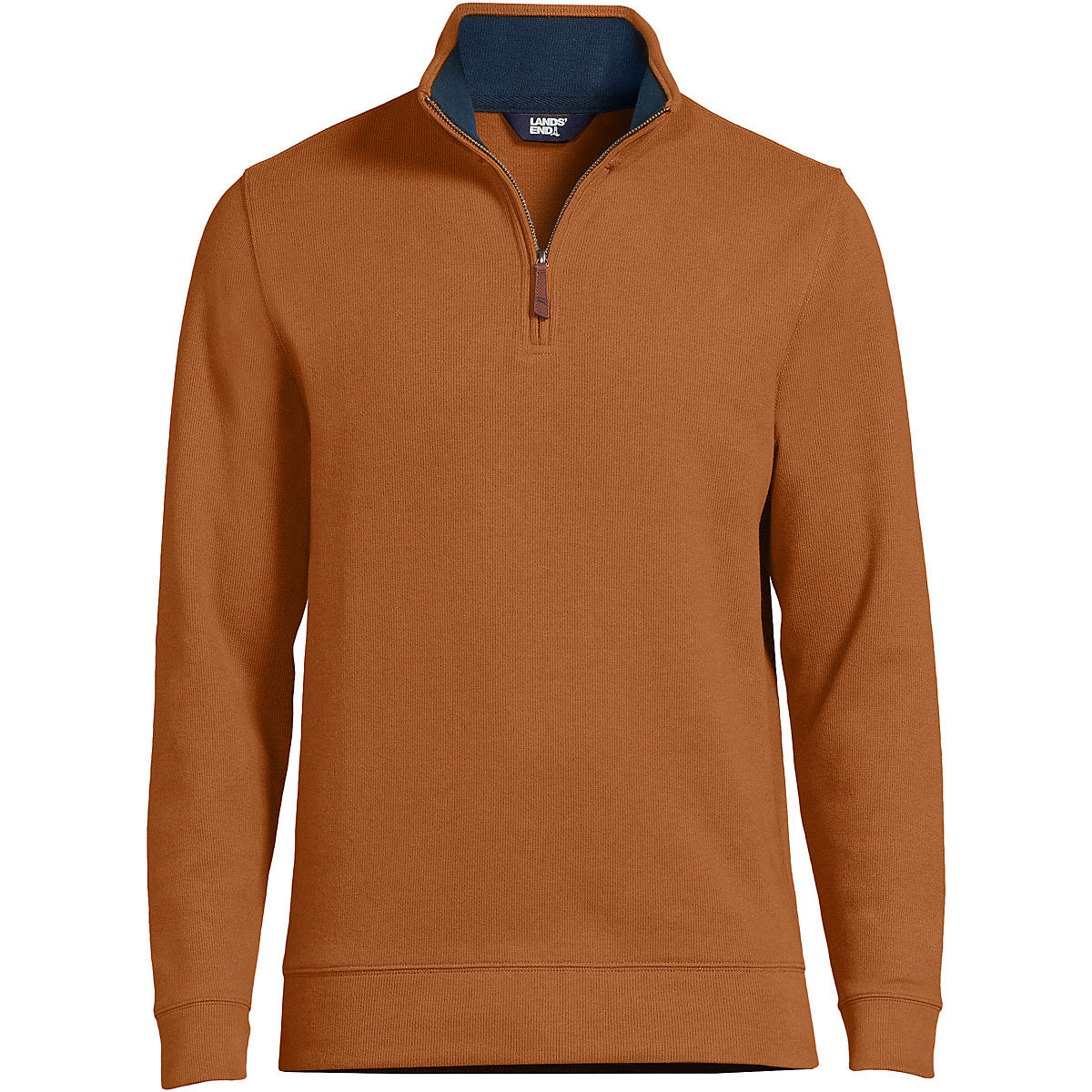 Men's Bedford Rib Quarter Zip Sweater | Lands' End (US)