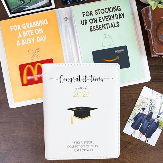 2026 Graduation Gifts - Graduation Photo Album with 24 Pages - High School Graduation Gift Card B... | Amazon (US)