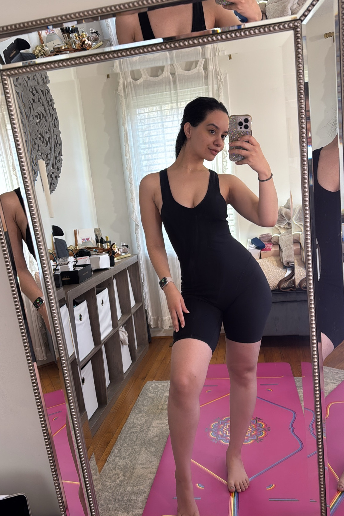 This alo onesie is one of my favorites! From my practice 🧘🏽‍♀️ to travel 🧳 to running errands 🚗Wearing size XS

#LTKTravel #LTKActive #LTKFitness